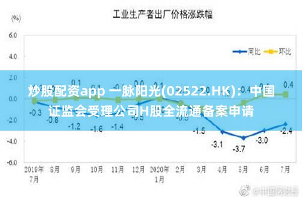 炒股配资app 一脉阳光(02522.HK)：中国证监会受理公司H股全流通备案申请