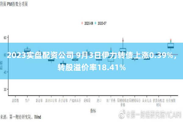 2023实盘配资公司 9月3日伊力转债上涨0.39%，转股溢价率18.41%